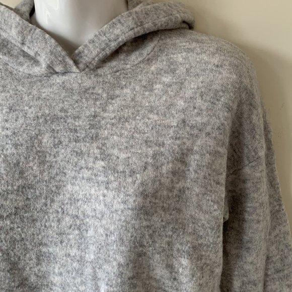 Vineyard Vines Gray Wool Blend Plush Hoodie Sweater - Picture 4 of 8